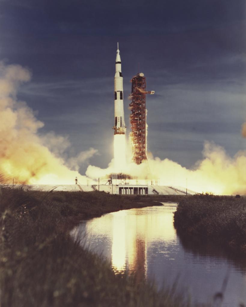 Saturn V launch, 1973.