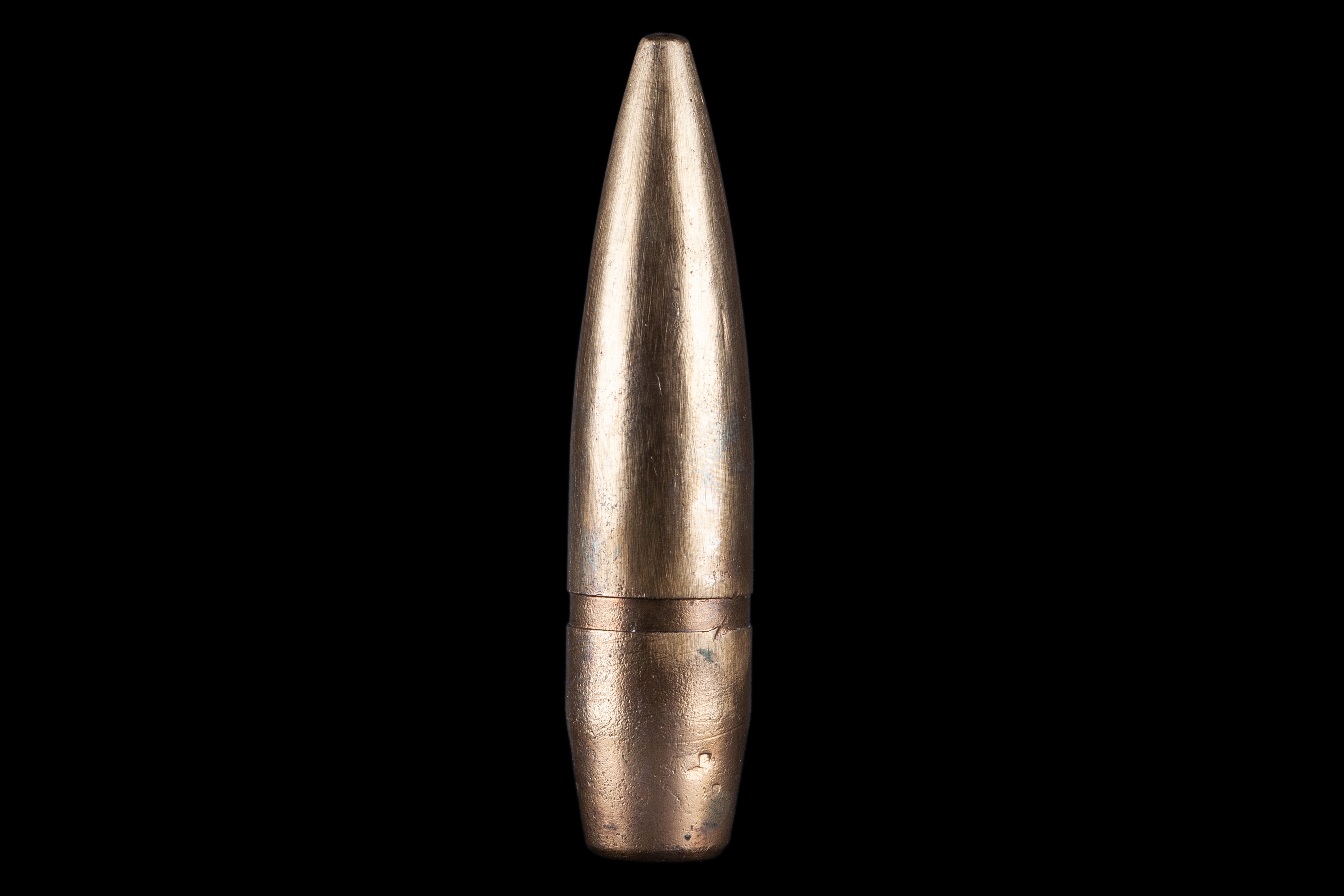 Self-guided 50-caliber bullet