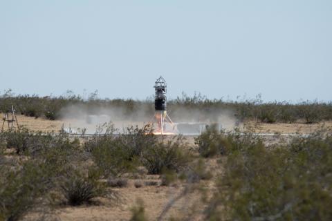 Masten TRN Test Flight